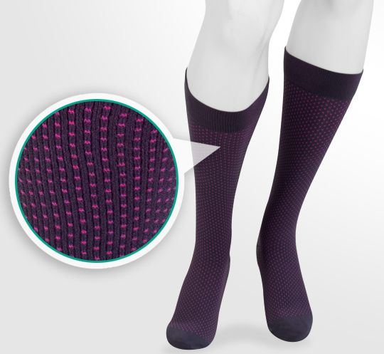 makes putting on & taking off compression knee highs  much easier! Open toe also available